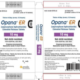 Buy Opana ER 10mg Online: Tablets/Pills For Sale